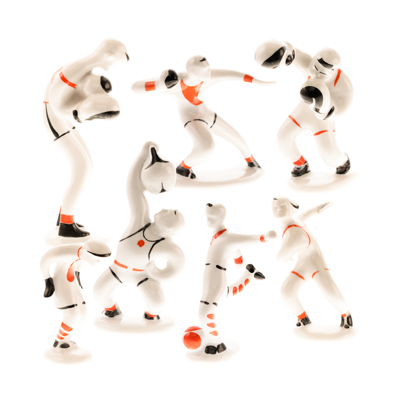 Figure Sport Series of Sculptures