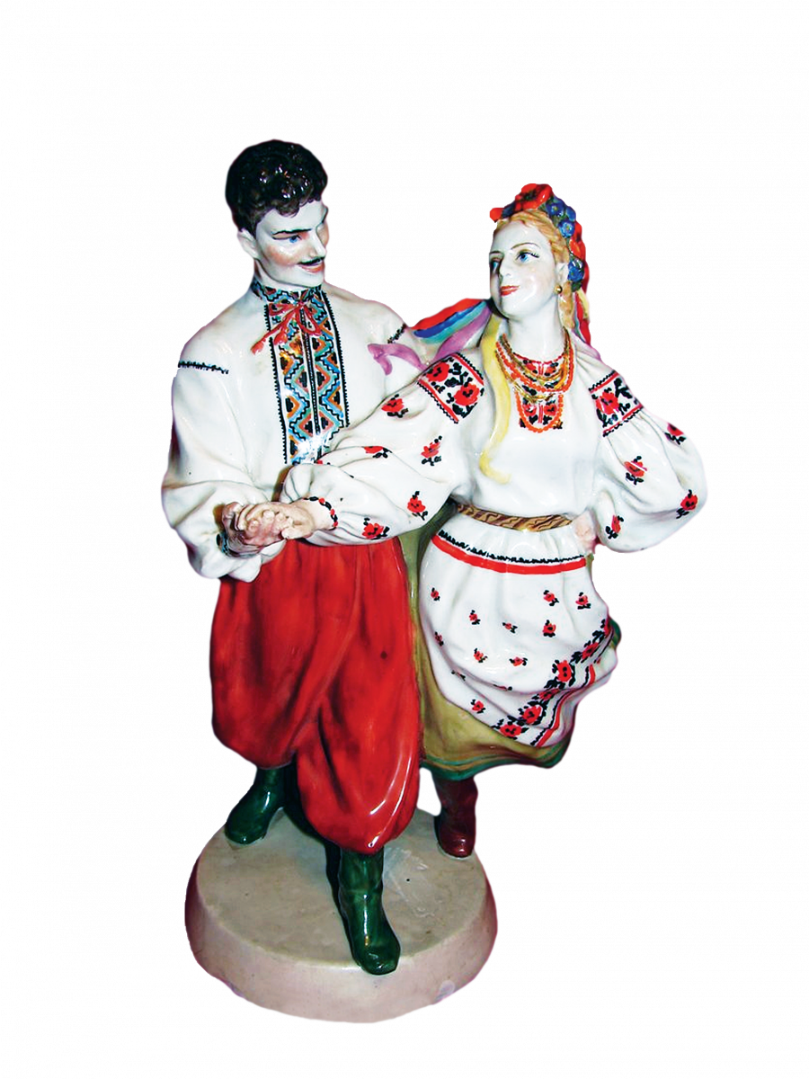 Porcelain statuette Ukrainians Order a figurine Ukrainians at